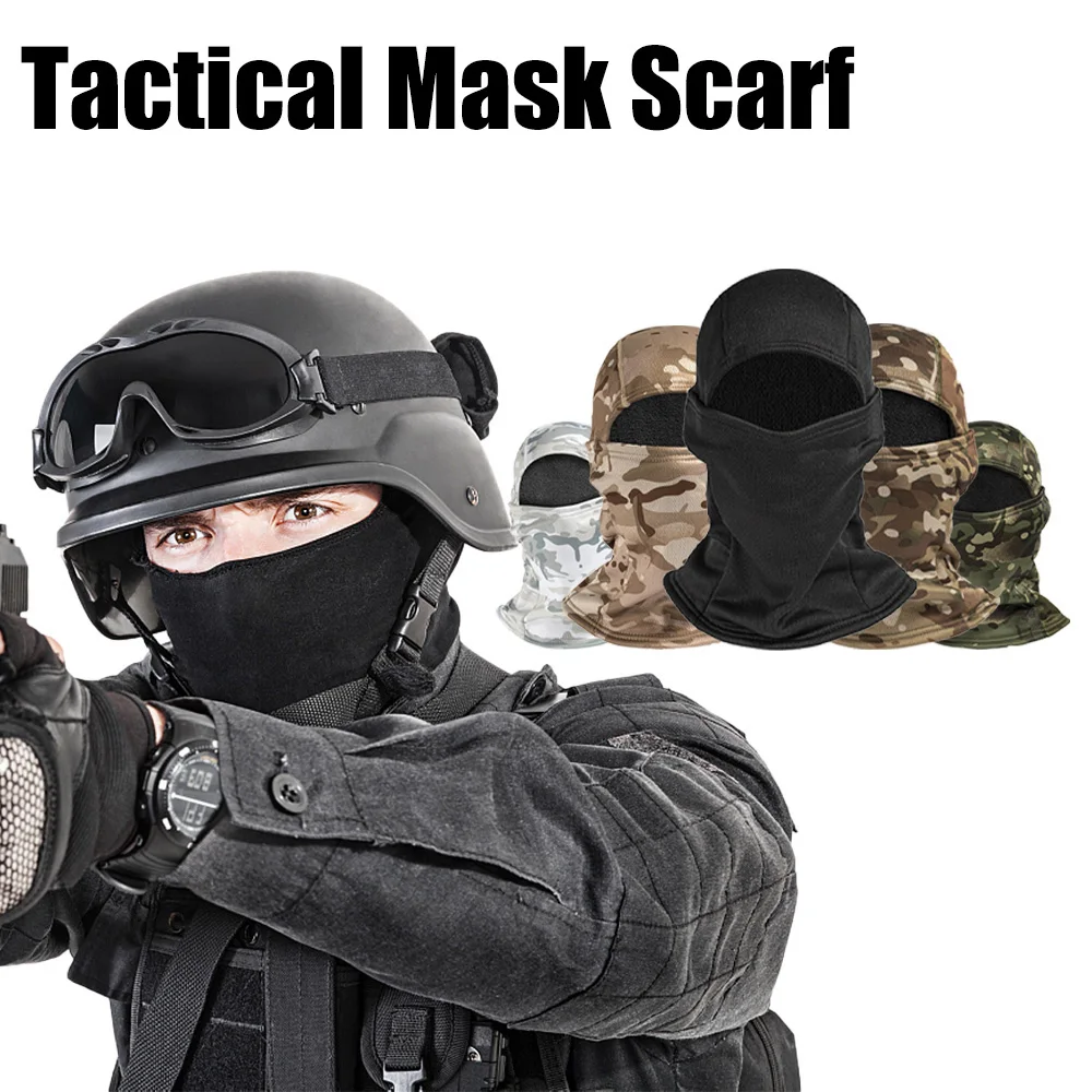Jsjm Tactical Mask Outdoor Hunting Military Combat Full Face Mask Men