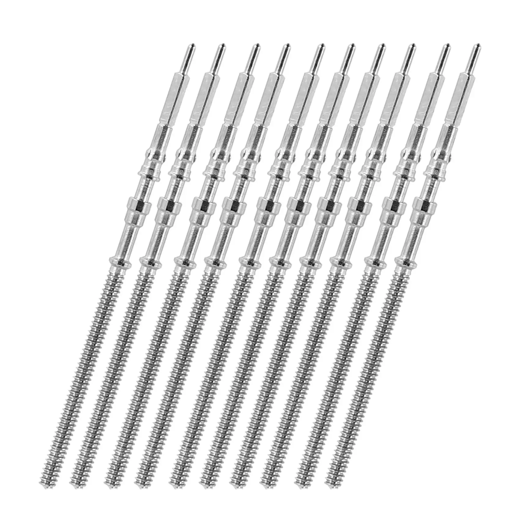 Movement Watch Steel Stem Crown Kit 10Pcs Watch of Parts NH35 NH36 NH38 NH39 Movement Stem Spare Parts watch repair tools