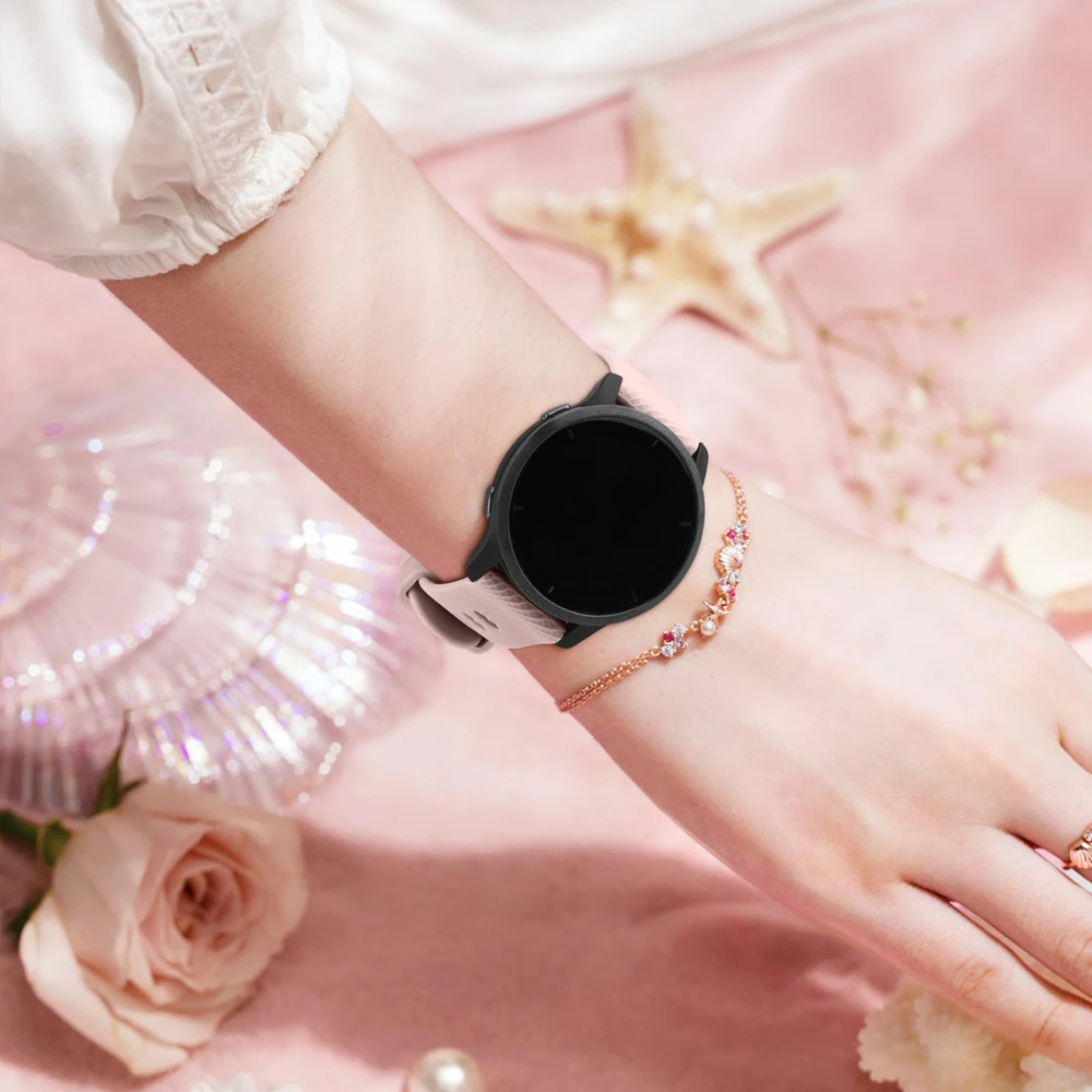 Premium Silicone Soft Watch Band – Elegant and Versatile 22mm Strap