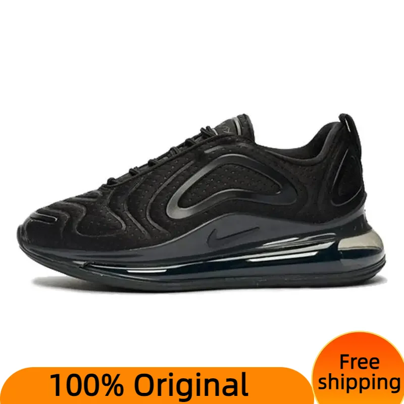 Nike Air Max 720 Black Women's Sneakers shoes AR9293-015 With Original Box