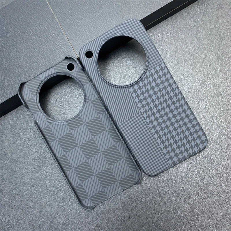 Luxury Kevlar Textured Checkerboard Ultra-Thin Shockproof Case