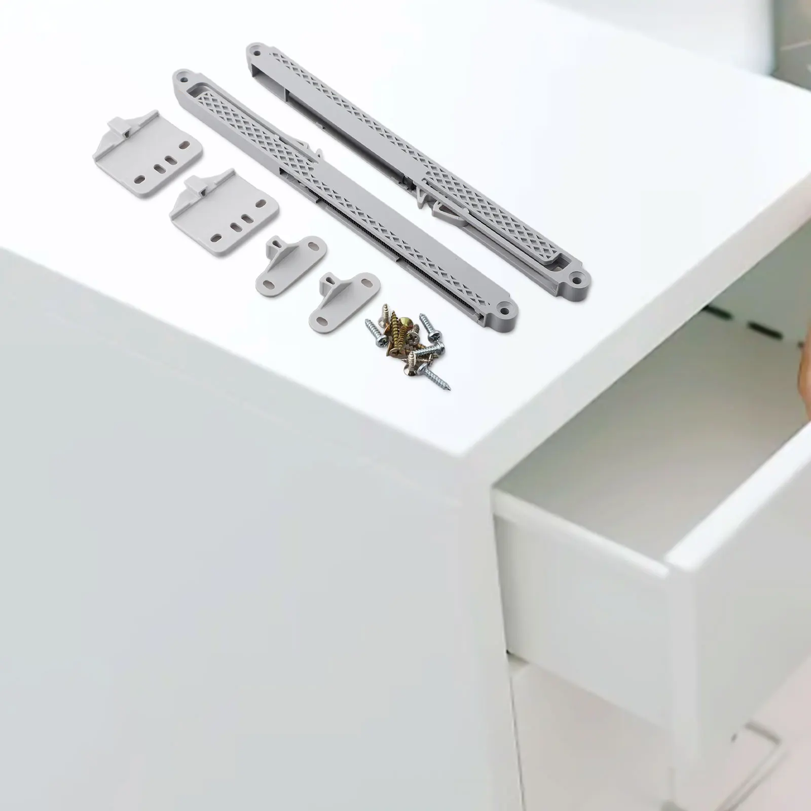 2pcs Drawer Damper Automatic Closing Of Cabinet Drawer Damper Soft Closing For Cabinet Kitchens Bathrooms Closets drawer slides