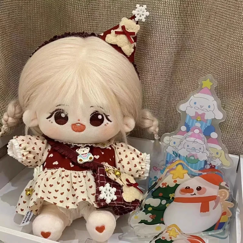 

Limited Doll Clothes for 20cm Idol Dolls Accessories Plush Doll's Clothing Retro Dress Suit Stuffed Toy Dolls Outfit Handmade