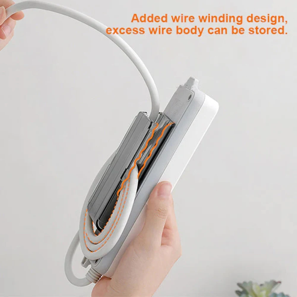 

Simple Plug Storage Rack For Wall Wear Resistant Wire Winding Organiser For Bathroom