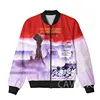 New Fashion Women/Men's 3D Print  DEATH ROW  Zipper Bomber Jackets Men Overcoat Mens Coat Zip Up Jackets 3