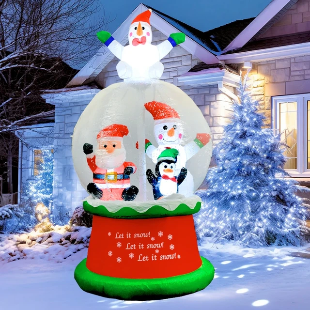 Bola de nieve hinchable de navidad para niños
