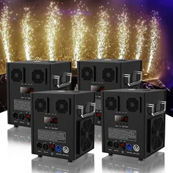 4PCS Cold Spark Machine With Flight Case DMX Remote Control Firework Fountain Stage Wedding Party Show Cold Spark Machine