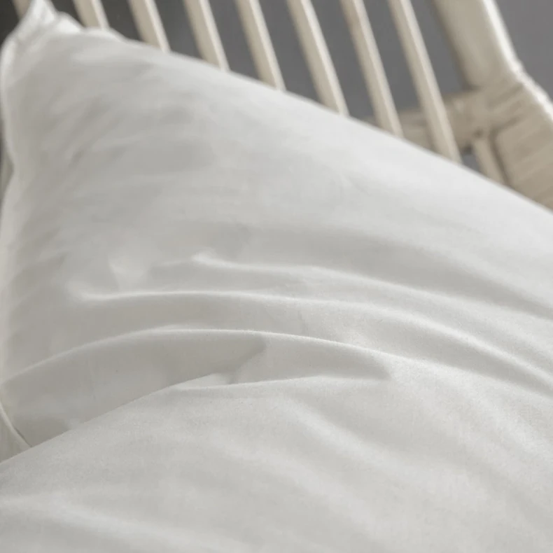 Deodar Natural Goose Feather and Down Filled Neck Pillow 100 Cotton