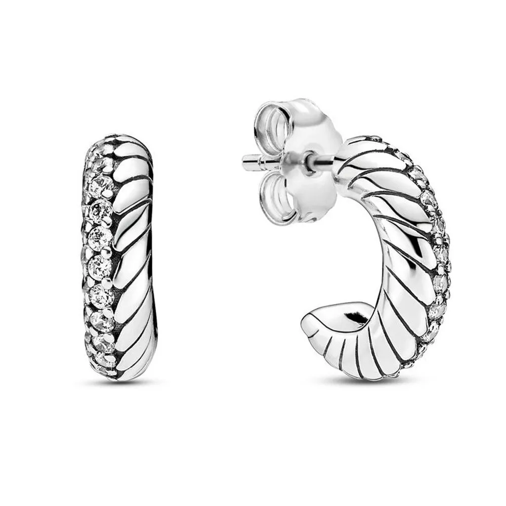 

Женские серьги-гвоздики из серебра 925 пробы, с кристаллами