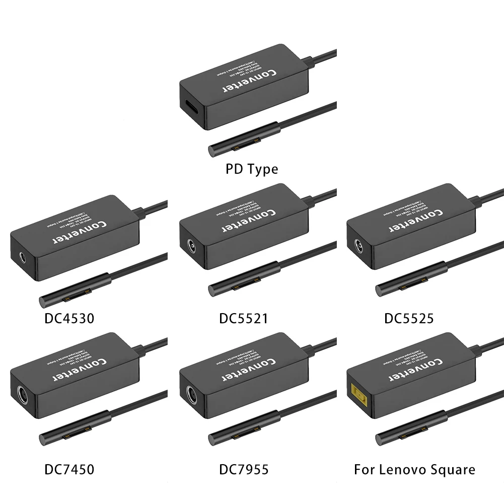 Power Adapter Charger 15V 4A 65W For Microsoft Surface Pro X 9 8 7 6 5 4 3 Go Tablet Laptop