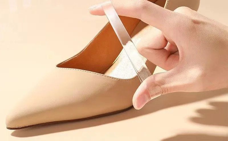 Transparente, unsichtbare Schnürsenkel für Damen, High Heels, Sandalen, Riemen, Riemen, rutschfest und nicht begrenzend, feste Anti-Drop-Schnürsenkel – Detail 8