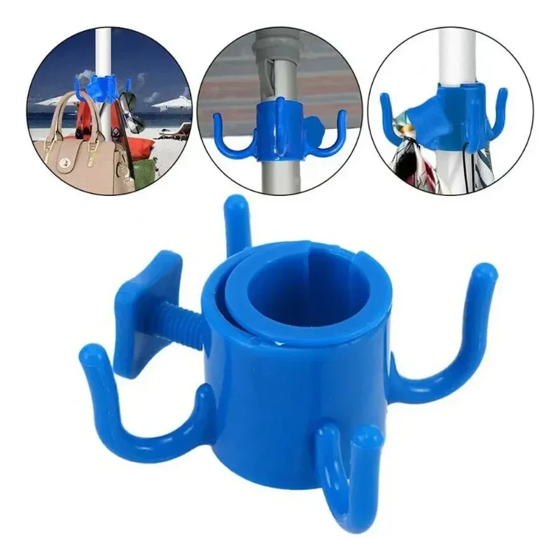 Beach Umbrella Hanging Hook 4-prongs Plastic For Towels Hats Clothes Camera Sunglasses Bags-Accessories umbrella hooks