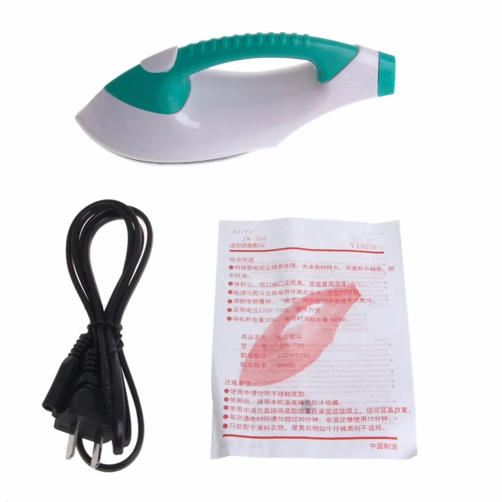Mini Portable Electric Traveling Steam Iron For Clothes Dry US Plug 2