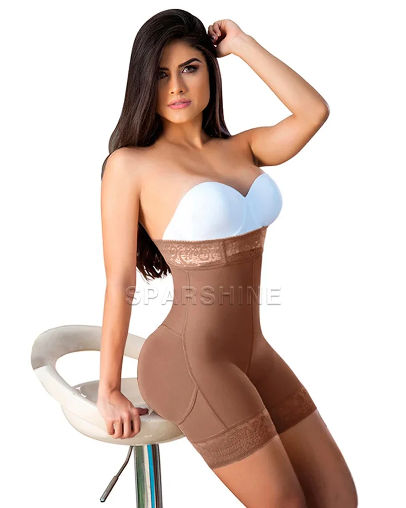 Fajas Colombianas High Waist Butt Lifter Compression Shorts Abdominal Control Slimming Waist Trainer Flat Belly Shapewear