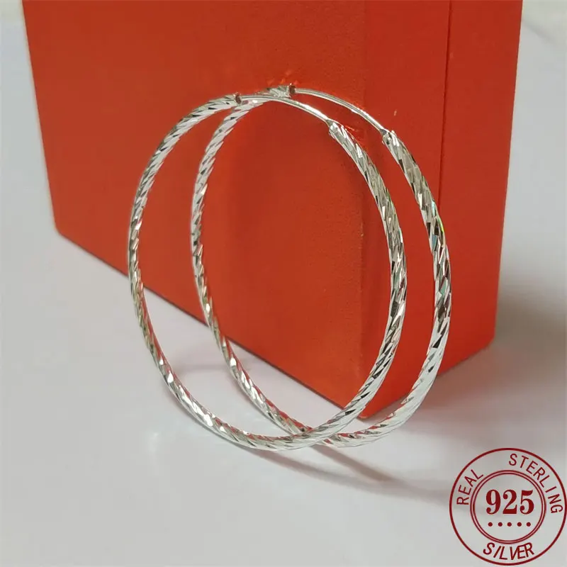 Somilia Women's Hoop Earrings 18K Gold Plated 925 Sterling Silver Fashion Drop Earrings For Gift hoop earrings,silver earrings,silver hoop earrings,womens earrings