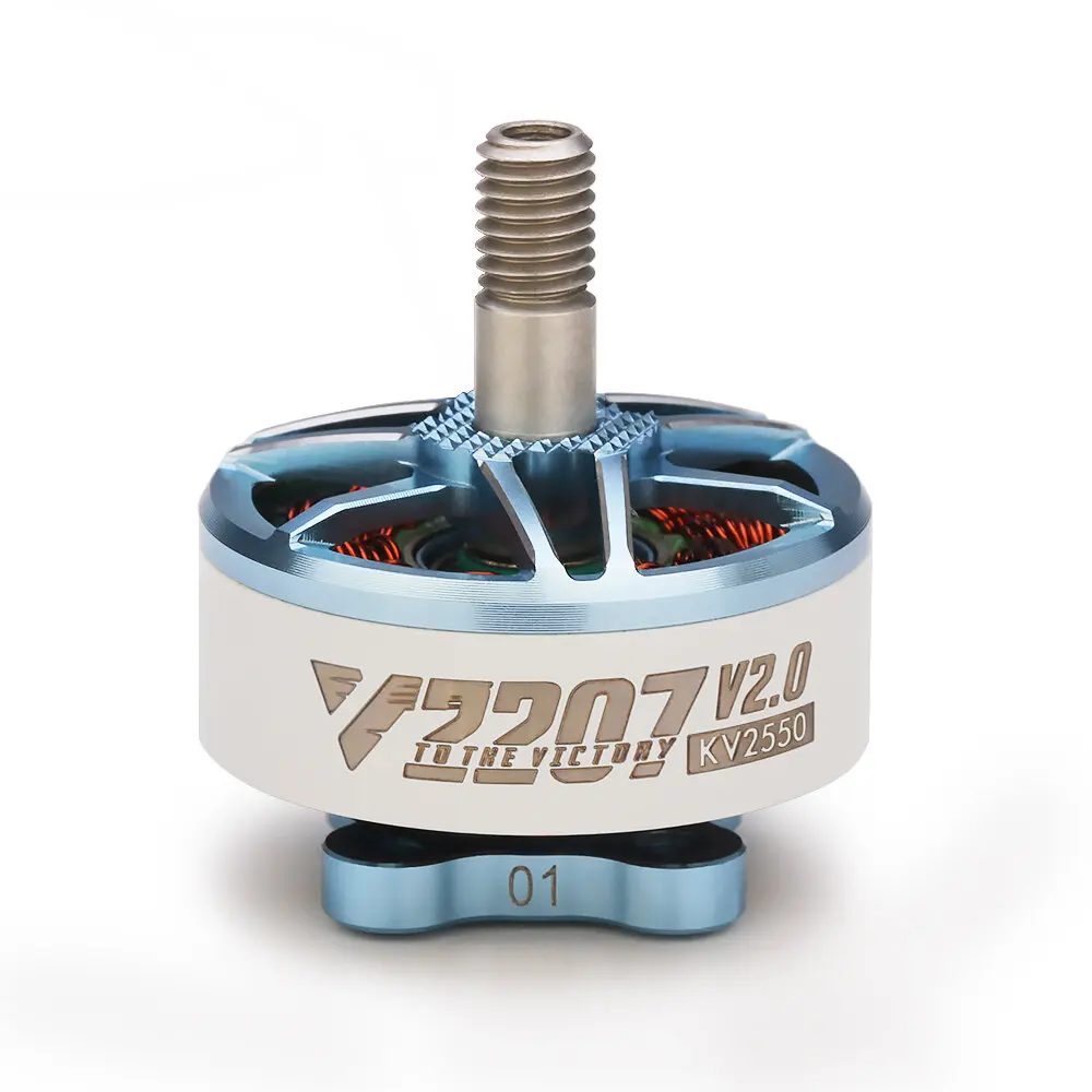 T-Motor Velox V2207 V2 2207 1750Kv 1950Kv 5-6S / 2550Kv 4S Motore Brushless Per Freestyle Rc Drone Fpv Da Corsa