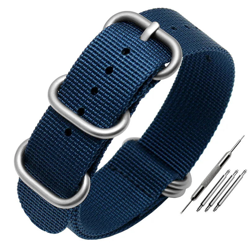 Durable Waterproof Nylon Watch Strap for Army Sport Watch - Multiple Sizes Available