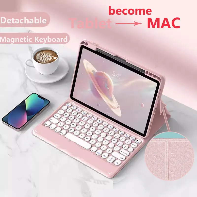Tastiera Per Huawei Matepad Pro 2023 13.2 Pollici T10S T10 Se 10.1 10.4 11 2021 Pro 12.6 Pro 11 2024 2022 Air 11.5 Custodia Magnetica