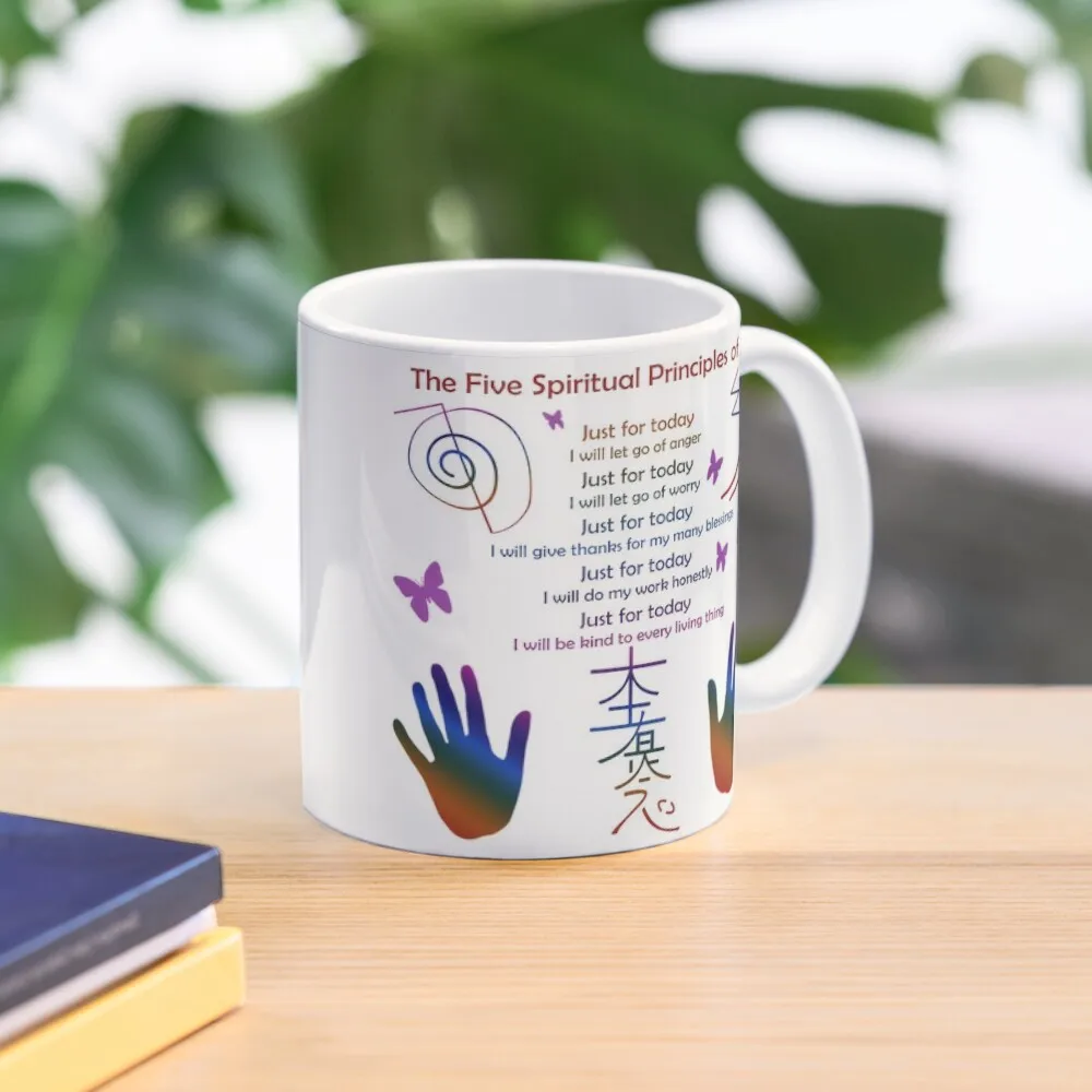 

The 5 Principles of Reiki Coffee Mug Coffee Cups Beer Cup