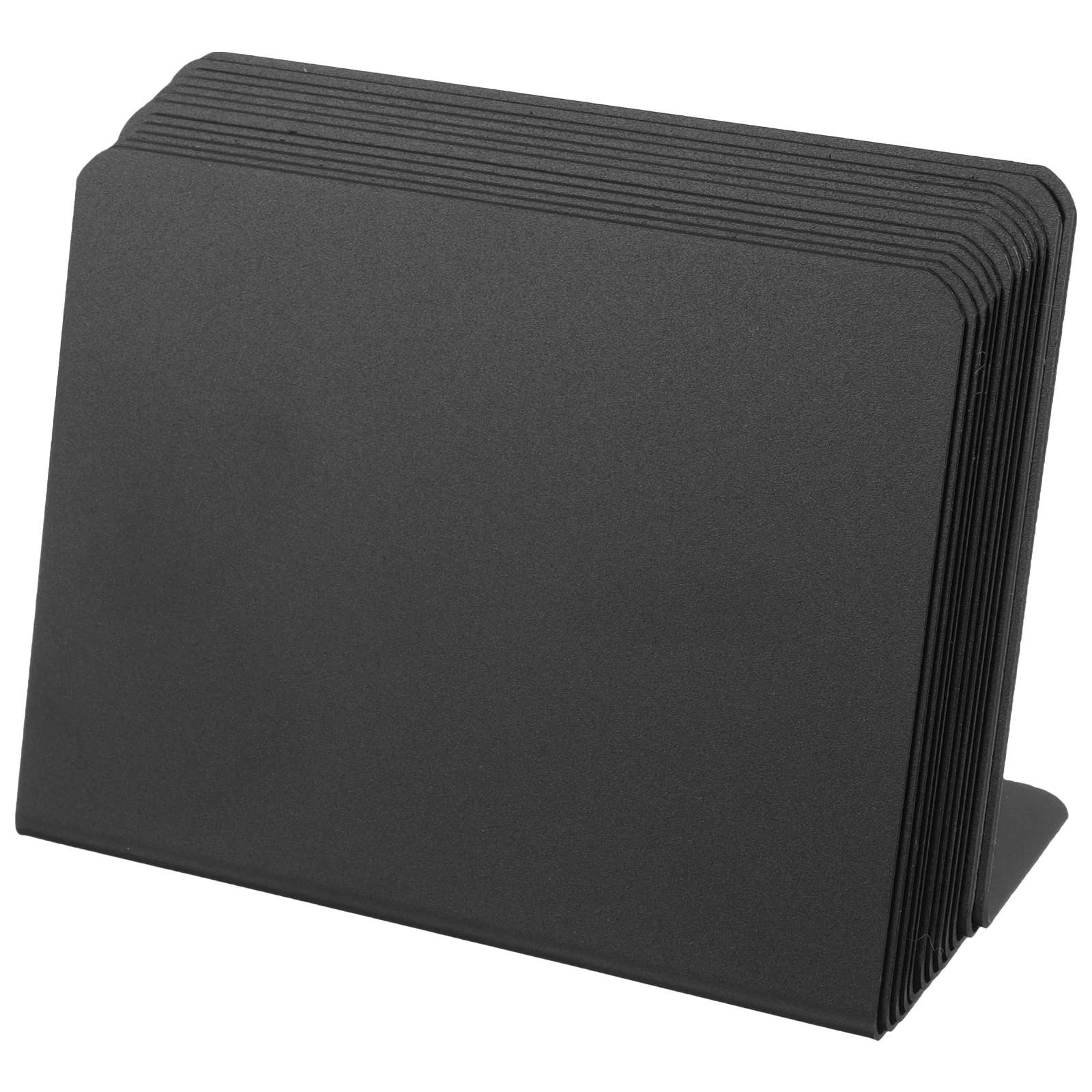 

12 Pcs Erasable Food Signs Blackboard Mini Tabletop Chalkboard Plastic Tables Name Card Message Small Reserved Pvc Memo Boards