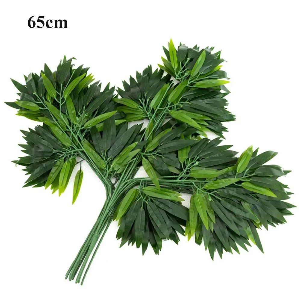 Lush Green Simulated Banyan & Ginkgo Leaf Branches