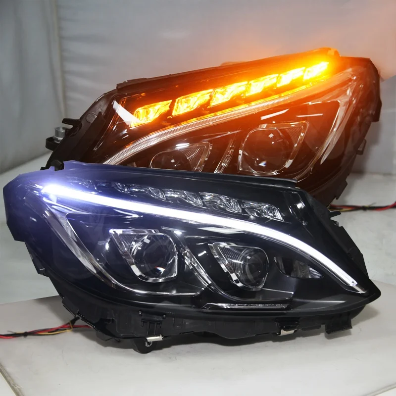 

New Arrival Full LED headlight For Mercedes Benz C class W205 C180 C200 C280 C300 C63 2015-2018 year