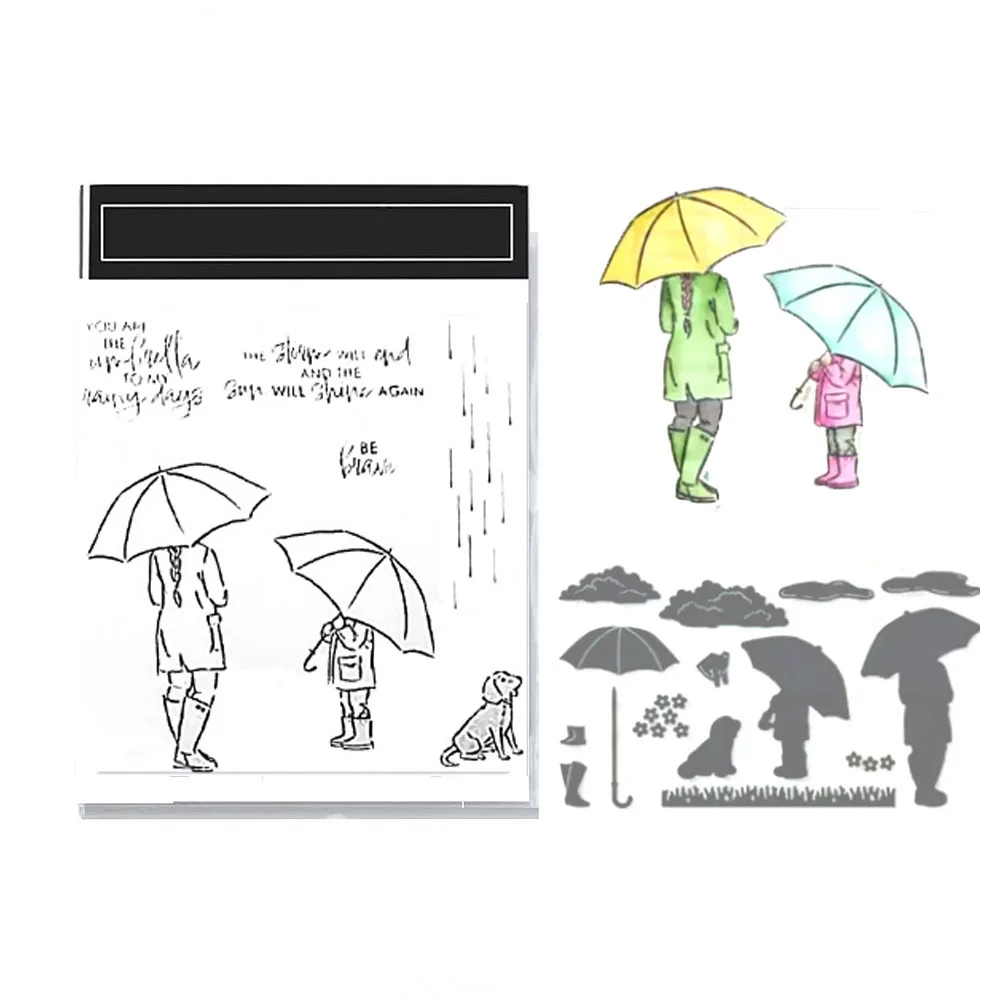 thumbnail image 1 of 2024 Invierno Nuevas flores Deseos navideños Sellos transparentes y troqueles de corte en alemán para hacer tarjetas, álbumes de recortes, manualidades, decoración, 1 of 5