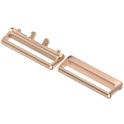 Stainless Steel Watchband Adapter For Galaxy Fit 3 - 1 Pair, 18mm/20mm Width (RG - Loop)