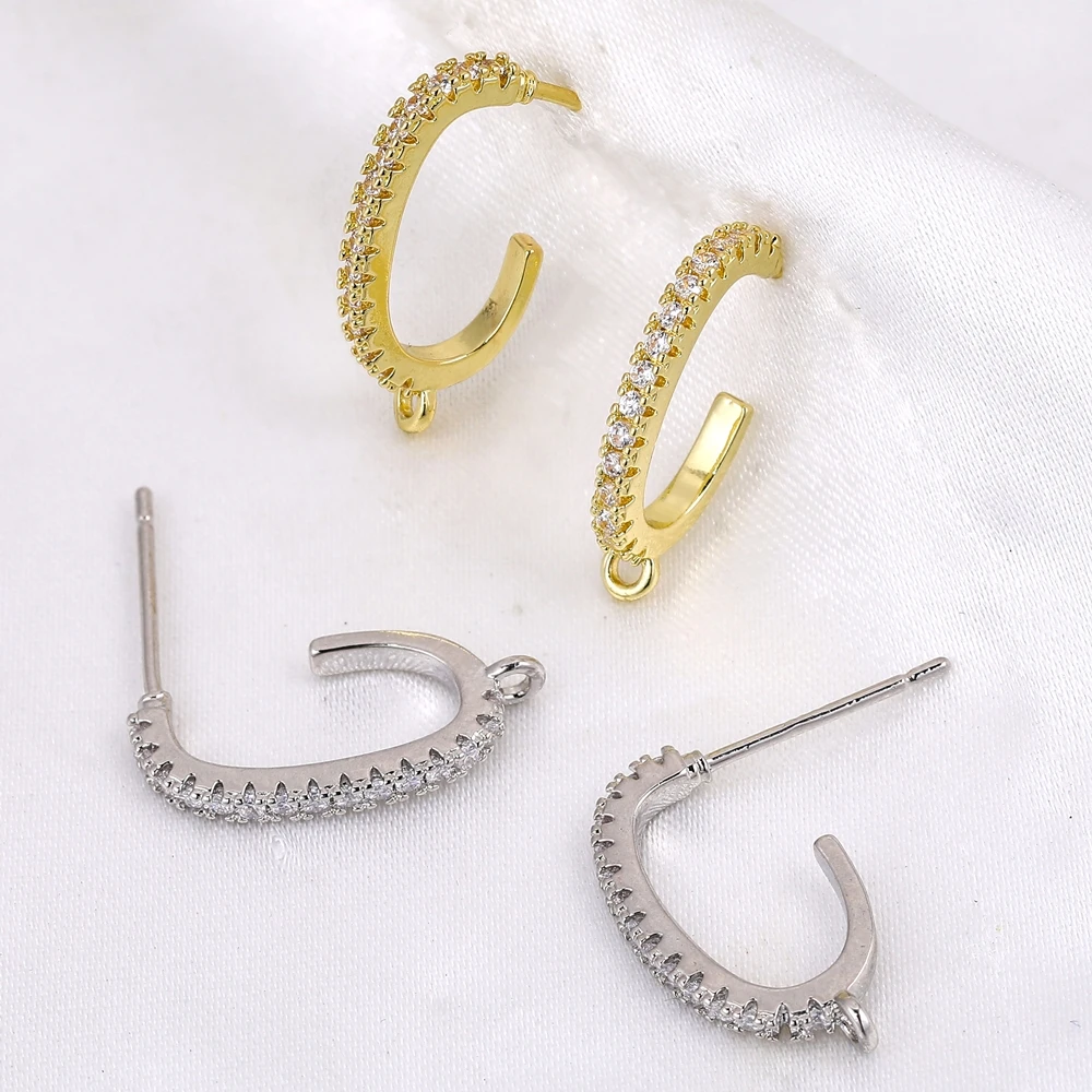 Set of 2 Handmade Earring Fasteners - Creative Ear Wire Hooks and Clasp Locks