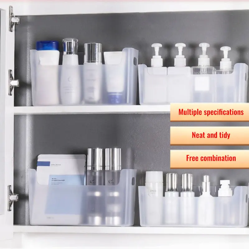 Kitchen Cabinet Layered Shelf Storage Box Space Saving