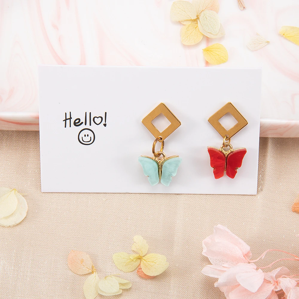 50pcs Earrings Packaging Cards Thank you Card for Small