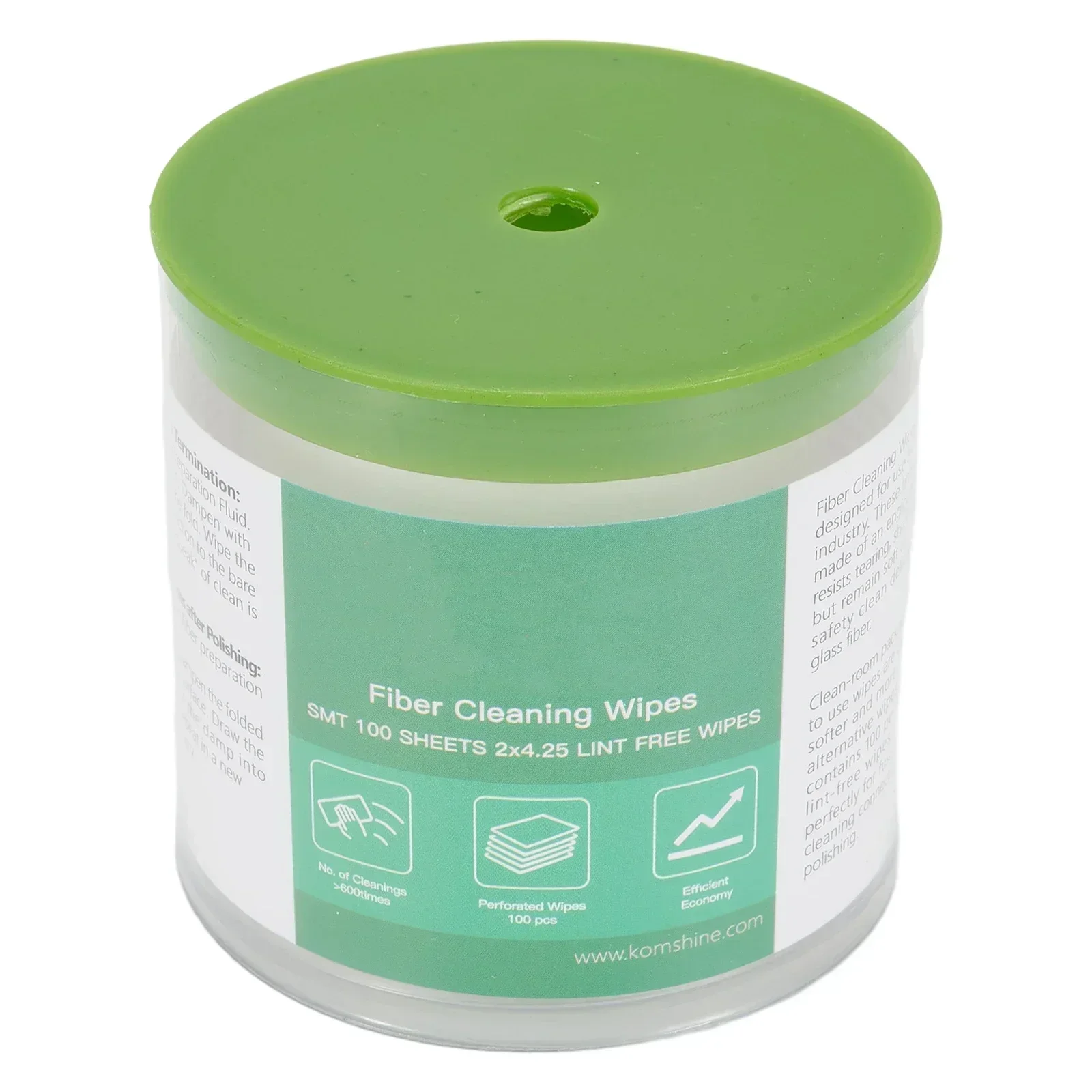 Optical Fiber Cleaning Wipes - Lint-Free Dust Removal Papers (600 PCS/Box)
