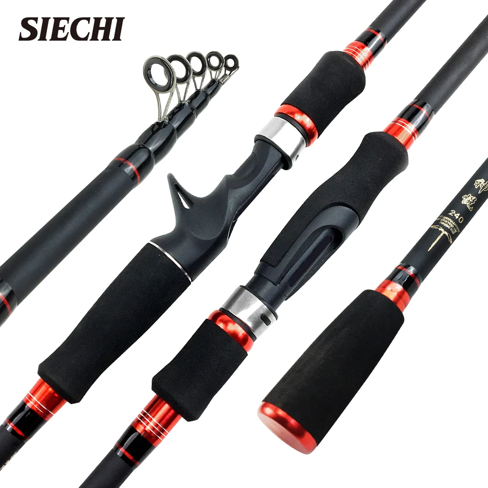 aliexpress telescopic fishing rod and Reel Combo, 6.9ft Spincast Rod with Left Handed Baitcasting Reel Combos, Sea Saltwater Freshwater Ice Bass Fishing Tackle Set Fishing Rods Kit : Sports & Outdoors DescriptionThis item is well made of premium material for durable and practical use Sougayilang Cork Handle Fishing Rod