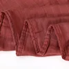 120x120cm Newborn Bedding Cotton Bamboo Blanket Swaddling Baby Blankets Muslin Swaddle Blanket Diaper 5