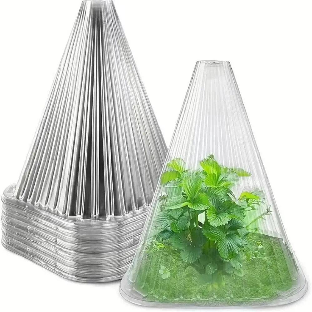 20pcs Conical Plant Insulation Cover Anti-freeze Windproof Shade Cold-proof Warm Keeping