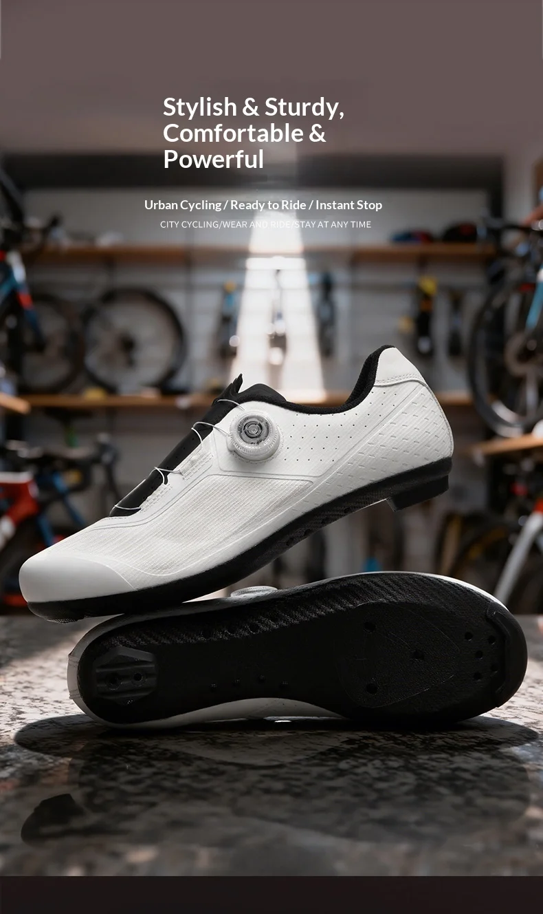 Brandneue Herren-Rennrad-Clip-In-Schuhe, Damen-Rennrad-Clip-In-Fahrradschuhe, Professionelle Herren-Rennrad-Schuhe – Detail 12