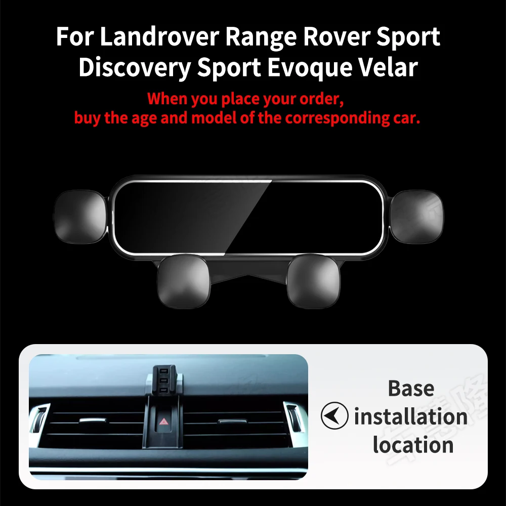 Supporto Per Telefono Da Auto Per Landrover Range Rover Sport Discovery Sport Evoque Velar Defender Outlet Clip Accessori Di Supporto Girevoli