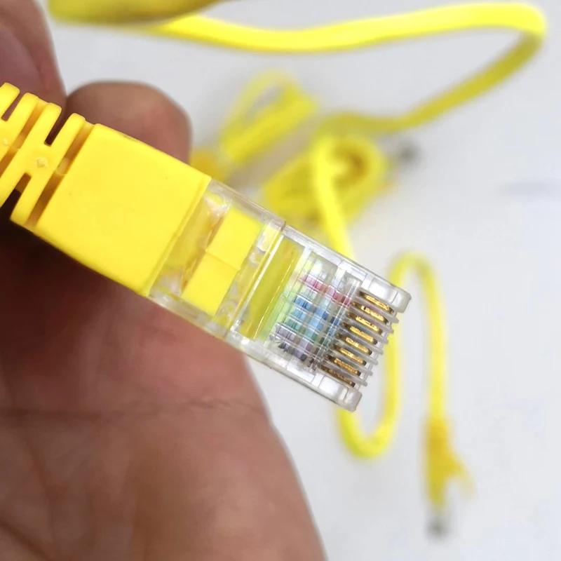 

Компьютерный сетевой кабель RJ45, сетевой Ethernet-кабель LAN, компьютерный патч-корд UTP для маршрутизатора 0,7 м