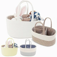 Multifunctional Travel Out Portable Mommy Bag Cotton Rope Diaper Bag Diaper Partition Storage Bag Baby Diaper Storage Basket 1