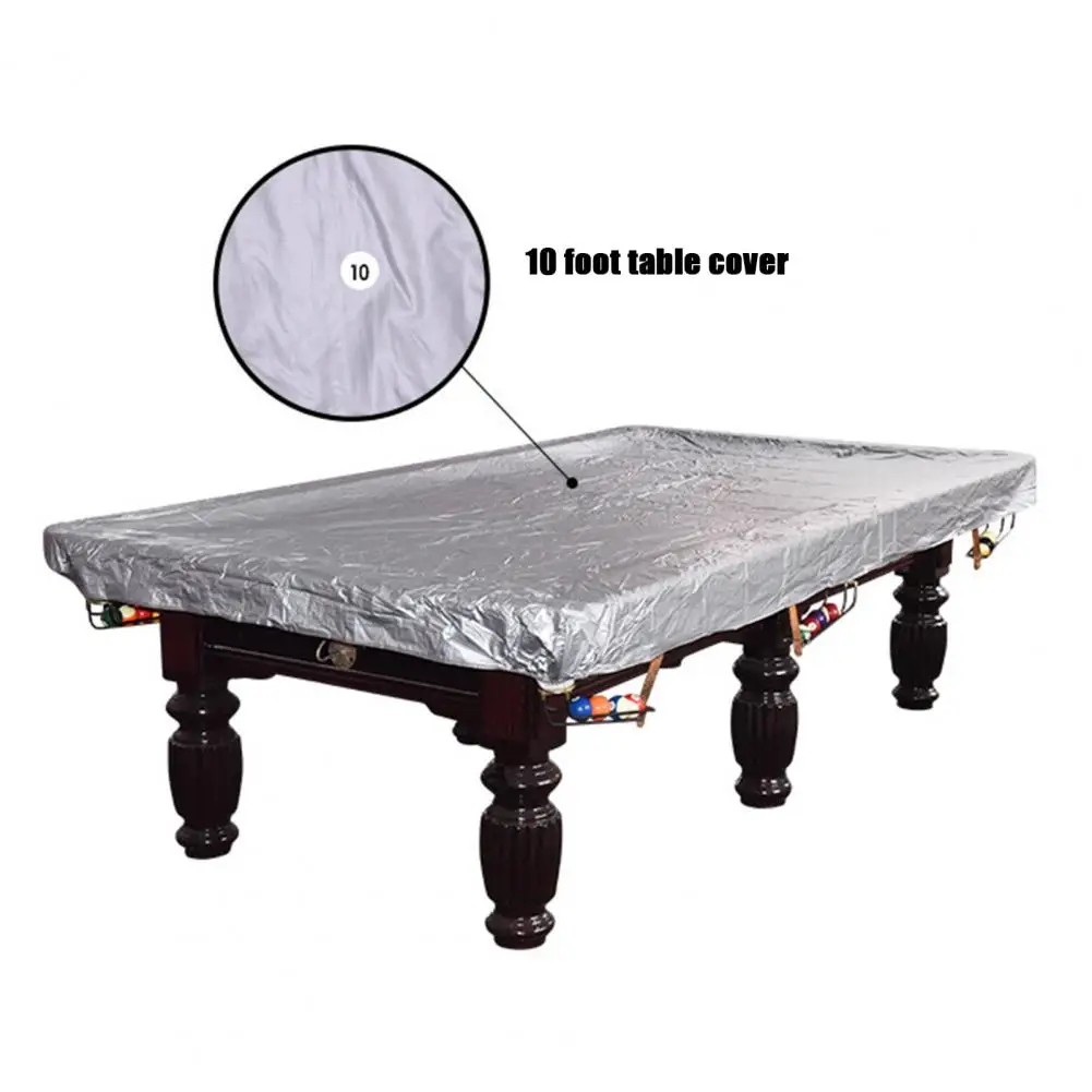 Outdoor Pool Table Dust Cover Heavy Duty Waterproof Pool Table Cover for Billiard Snooker Tables Durable Dust for 7/8/9/10/12ft