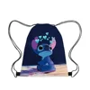Disney Stitch Drawstring Bags Children Backpack Cartoon Mini Lilo&Stitch Travel Storage Bag Casual Swim Portable Backpack 4