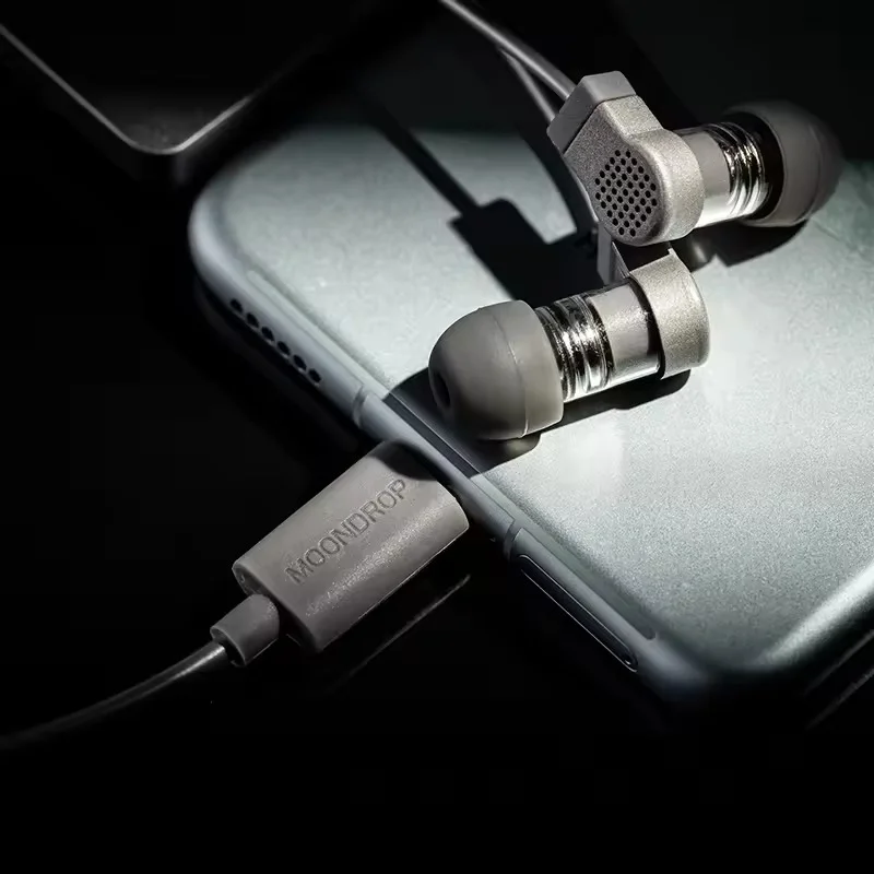 Moondrop U2 Hi-Fi Oordopjes - 14.8mm Dynamische Driver, 300 Ohm Impedantie, 116dB Gevoeligheid, 3.5mm Aansluiting