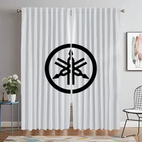 YAMAHAS Curtains for Bedroom Home Interior Curtains 2 Pieces Blackout Curtain Living Room Curtain Partition Halloween Decoration 1