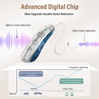 Rechargeable  USB Hearing Aid Behind the Ear Sound Amplifier Elderly Noise Cancelling Deaf Care  Charging case 2