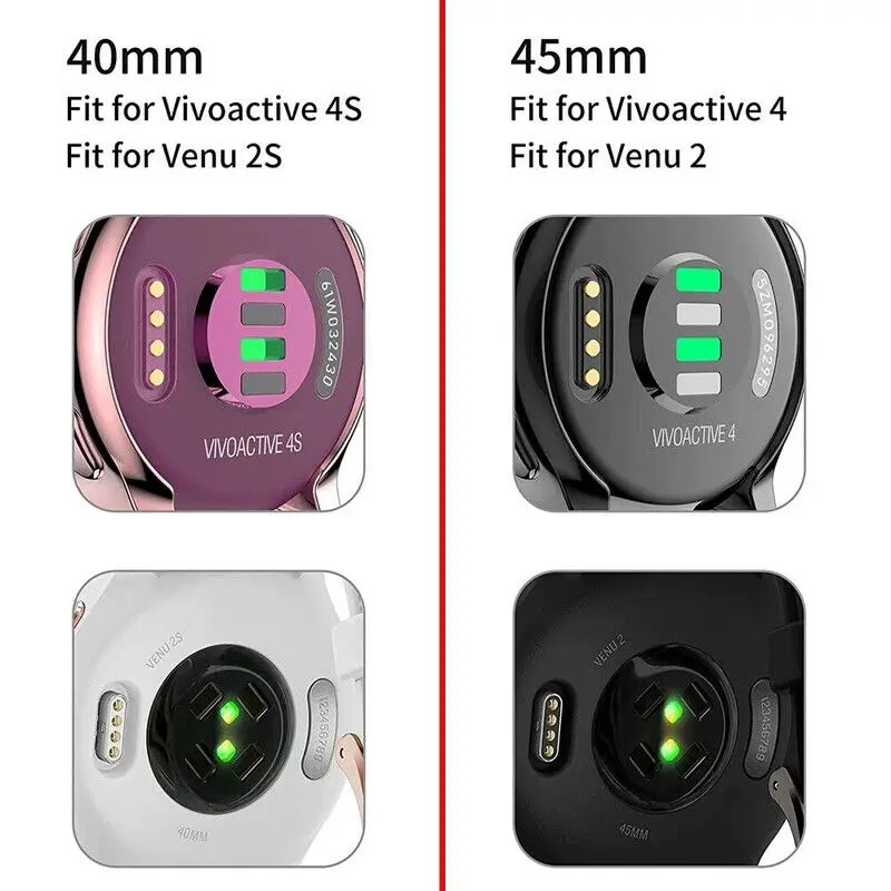 Watch Screen Protector Case TPU For Garmin Vivoactive 4 4S Venu 2 2S Smart Watch Cover Protective Shell Frame Bumper