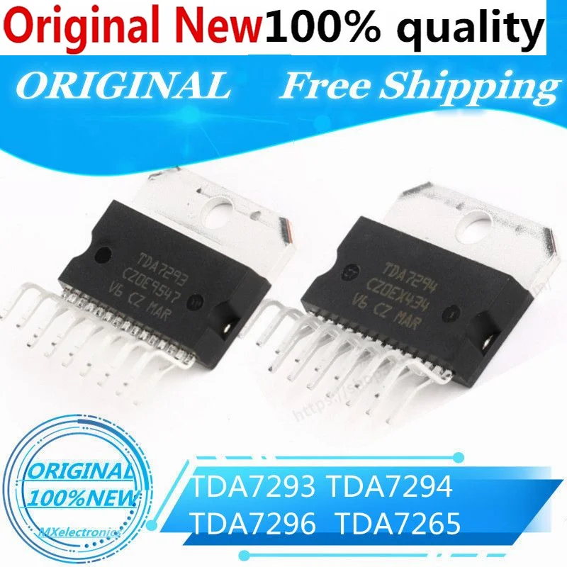 2 Pz/Lotto New100 % Tda7293 Tda7294 Tda7296 Tda7265 Chipset Ic Originale Al Zip-15Pin Originale