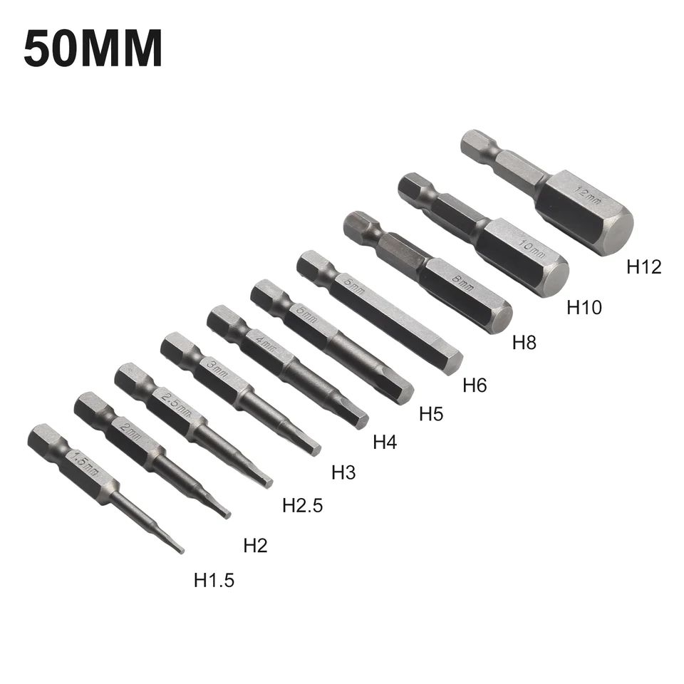 1/4 In Size Hex Keys & Hex Wrenches 12 PACK AMERICAN USA MADE 1/8