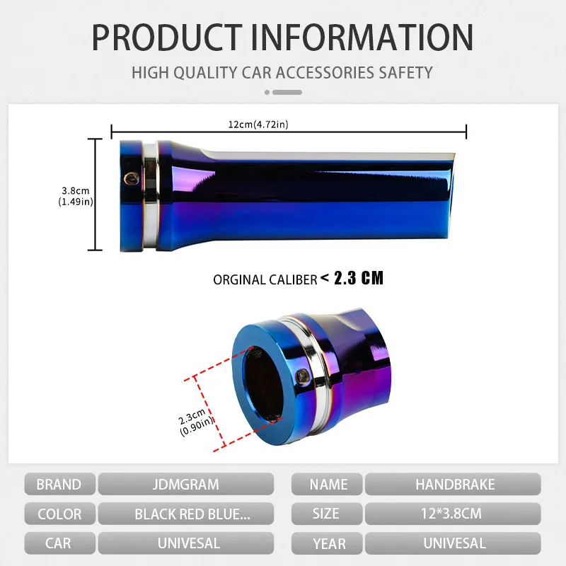 Car Handbrake Universal Aluminum Alloy Hand Brake Handle Anti-slip Performance Modified Auto Accessories racing handbrake