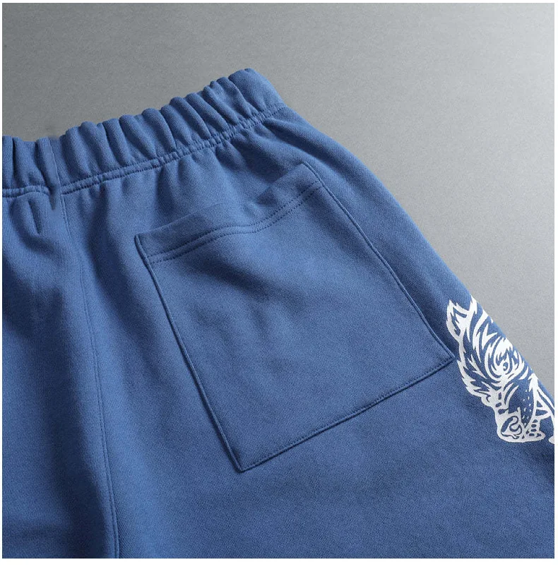 2024 Summer New Men's Shorts Cotton Casual Bodybuilding Sports Shorts Jogger Gym training Running Fitness Man Shorts 6