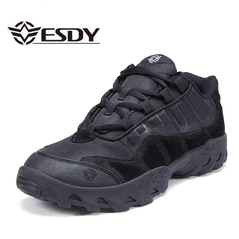 Summer Tactical Boots Men Casual Breathable Desert Safety Shoes Travel Footwear